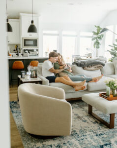 in home newborn photography in austin, texas