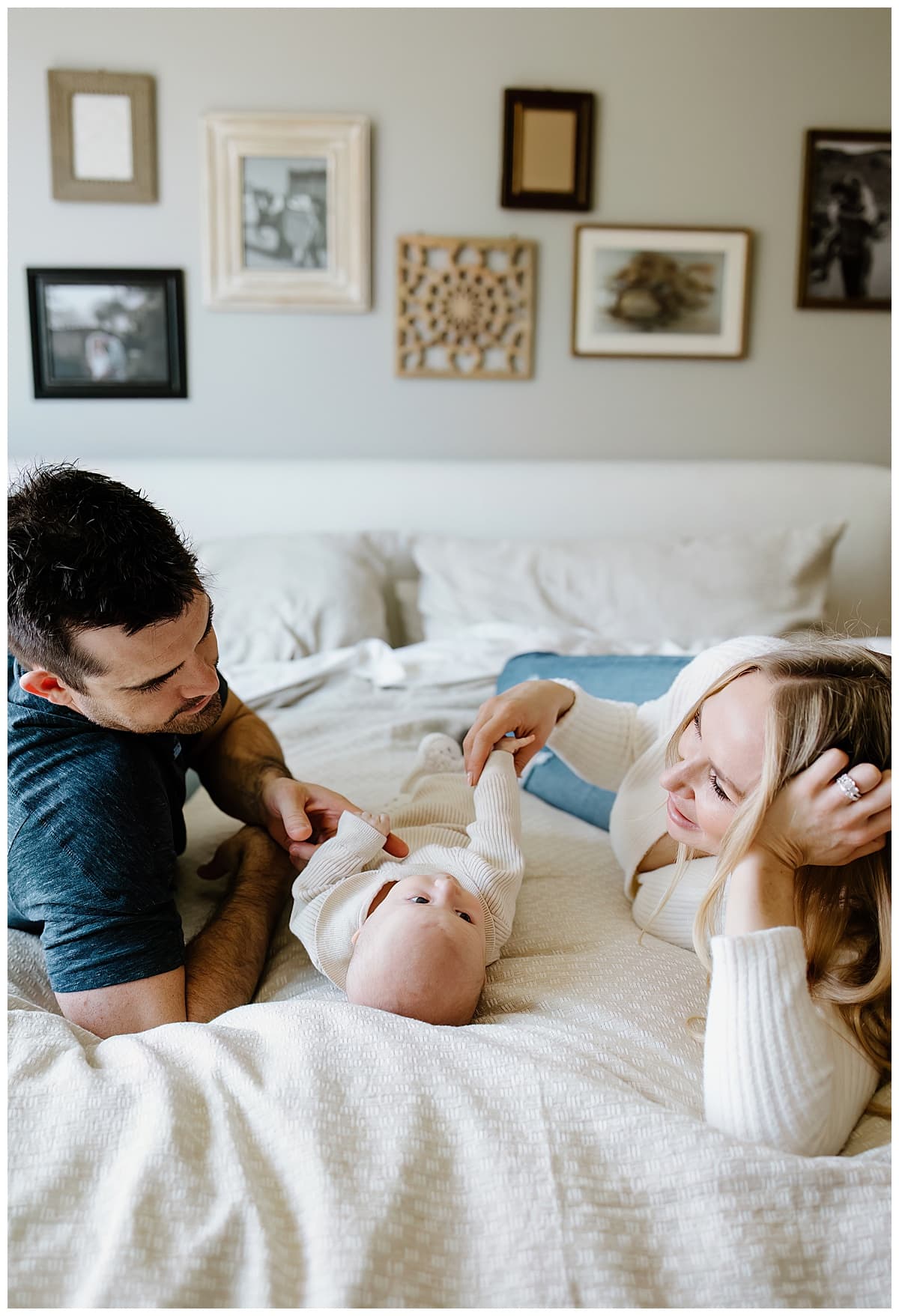 Dad and mom love on baby for Our Adventuring Souls Photography