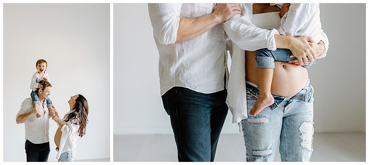 Parents play with their son for Our Adventuring Souls Photography