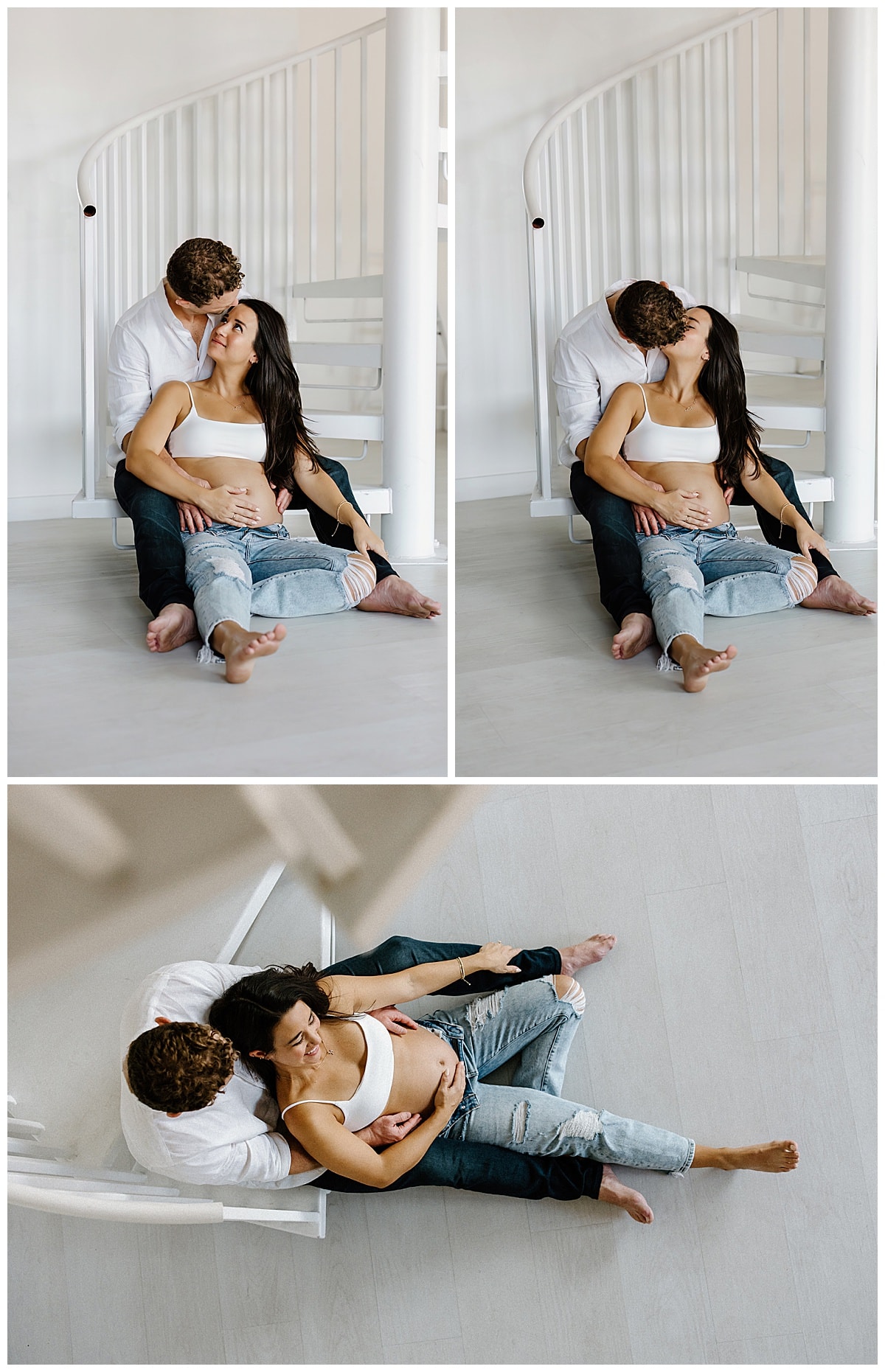 Husband and love on one another for Our Adventuring Souls Photography