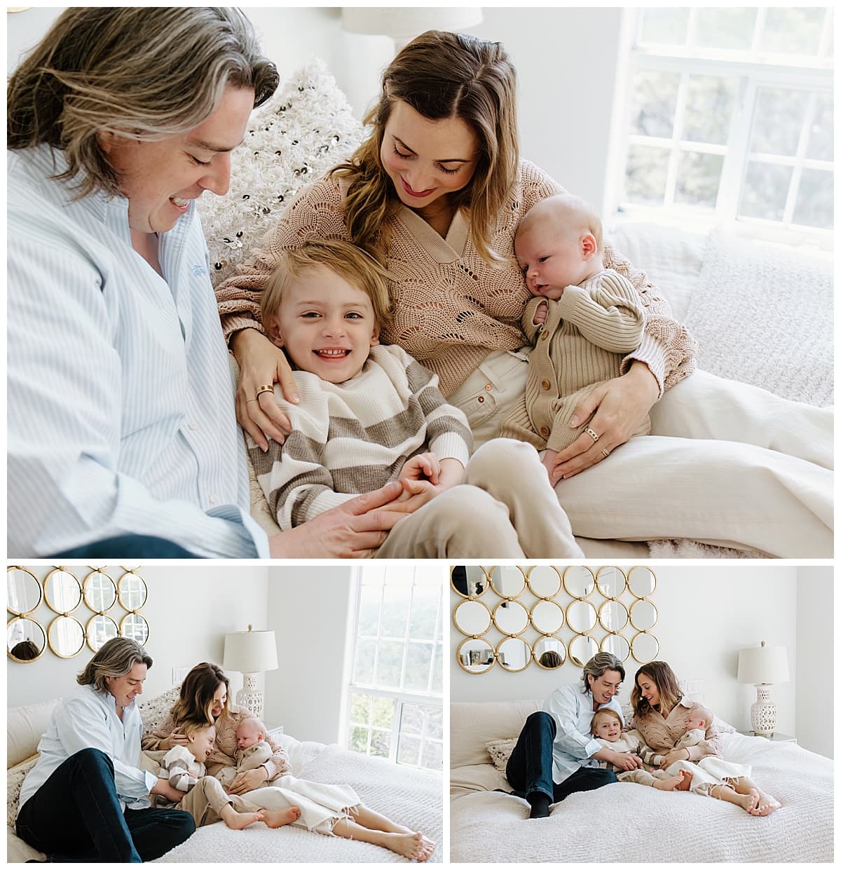 Mom and dad love on their babies for Our Adventuring Souls Photography