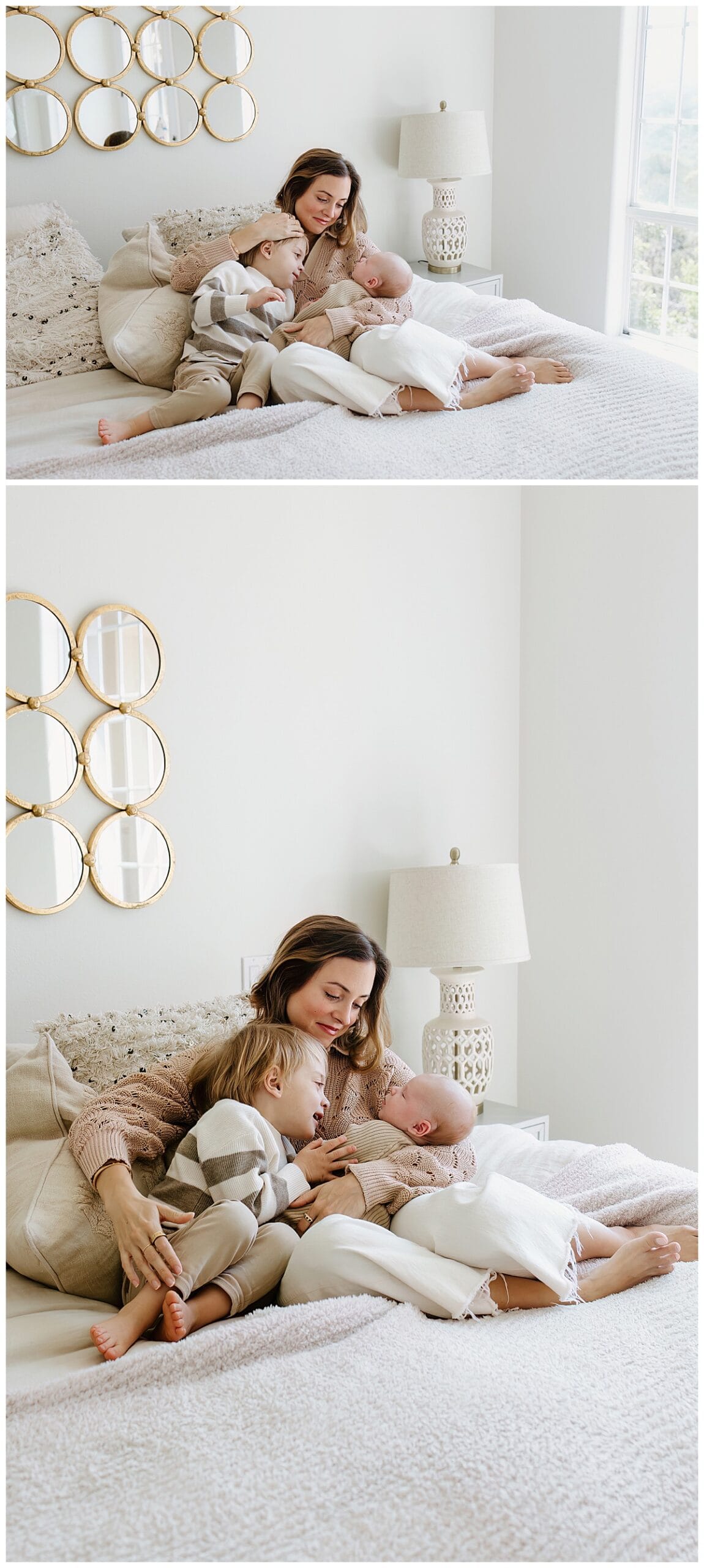Mom smiles at her babies for Our Adventuring Souls Photography