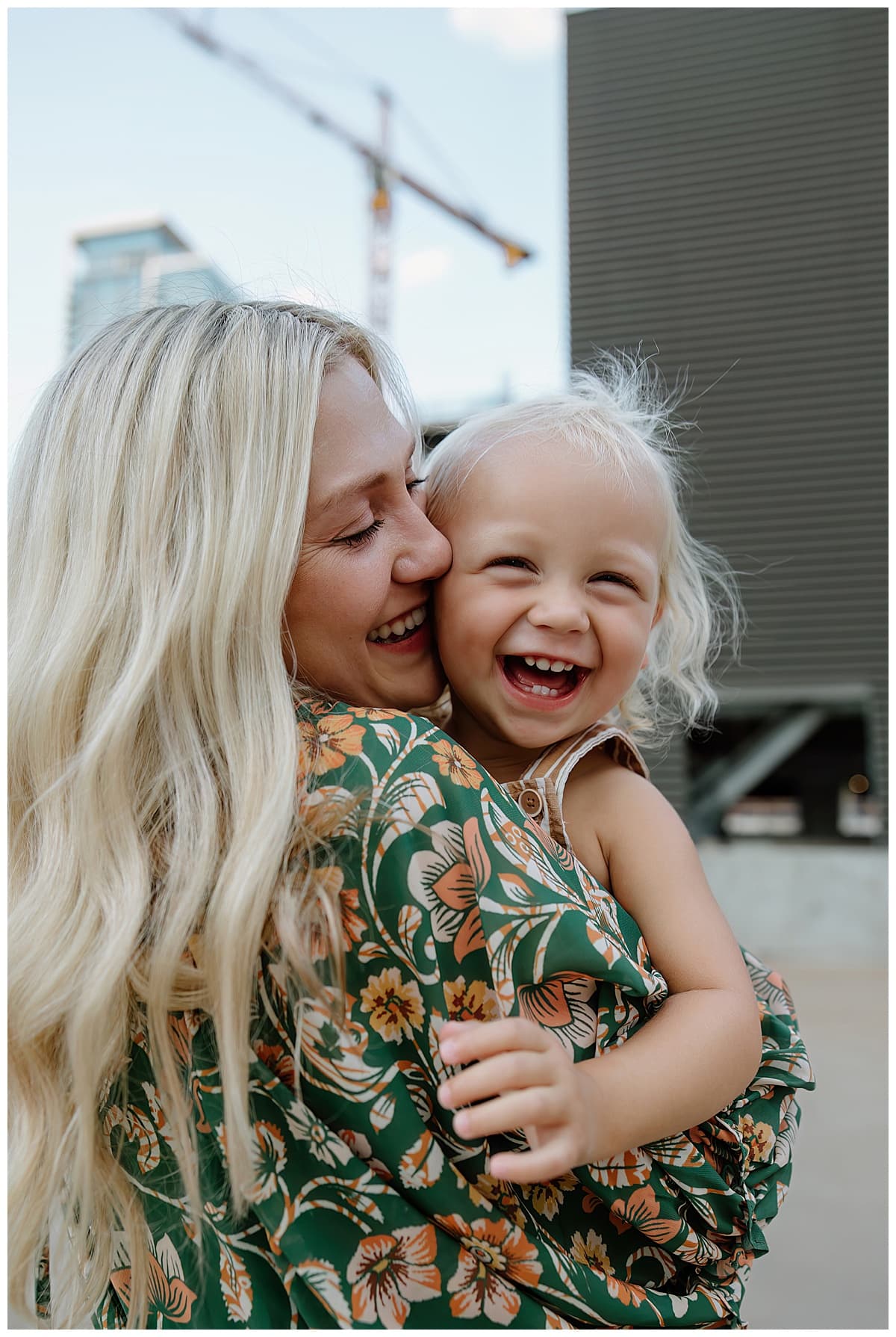 Mom and baby smile big for Our Adventuring Souls Photography