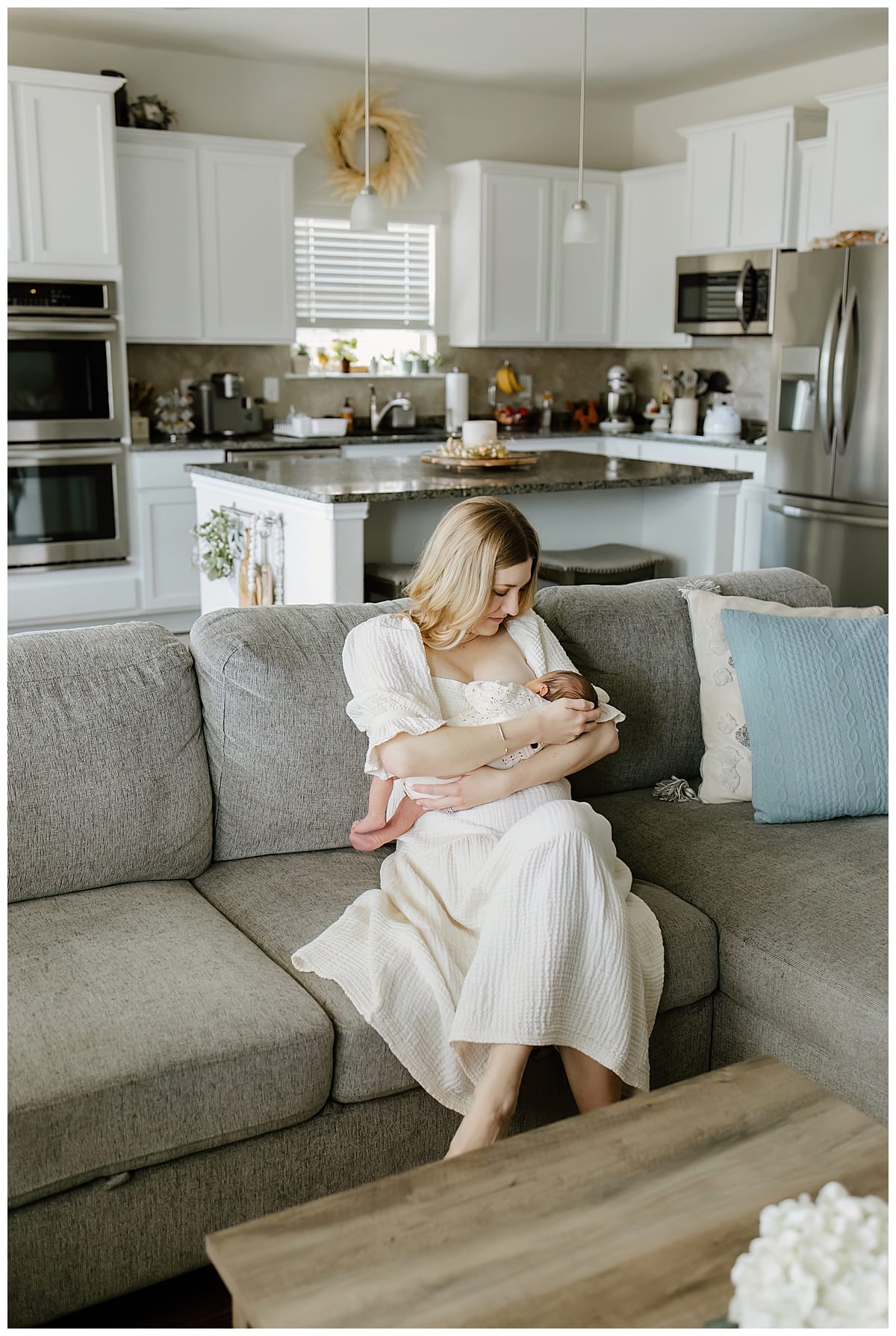 Mom and baby cuddle together for Our Adventuring Souls Photography