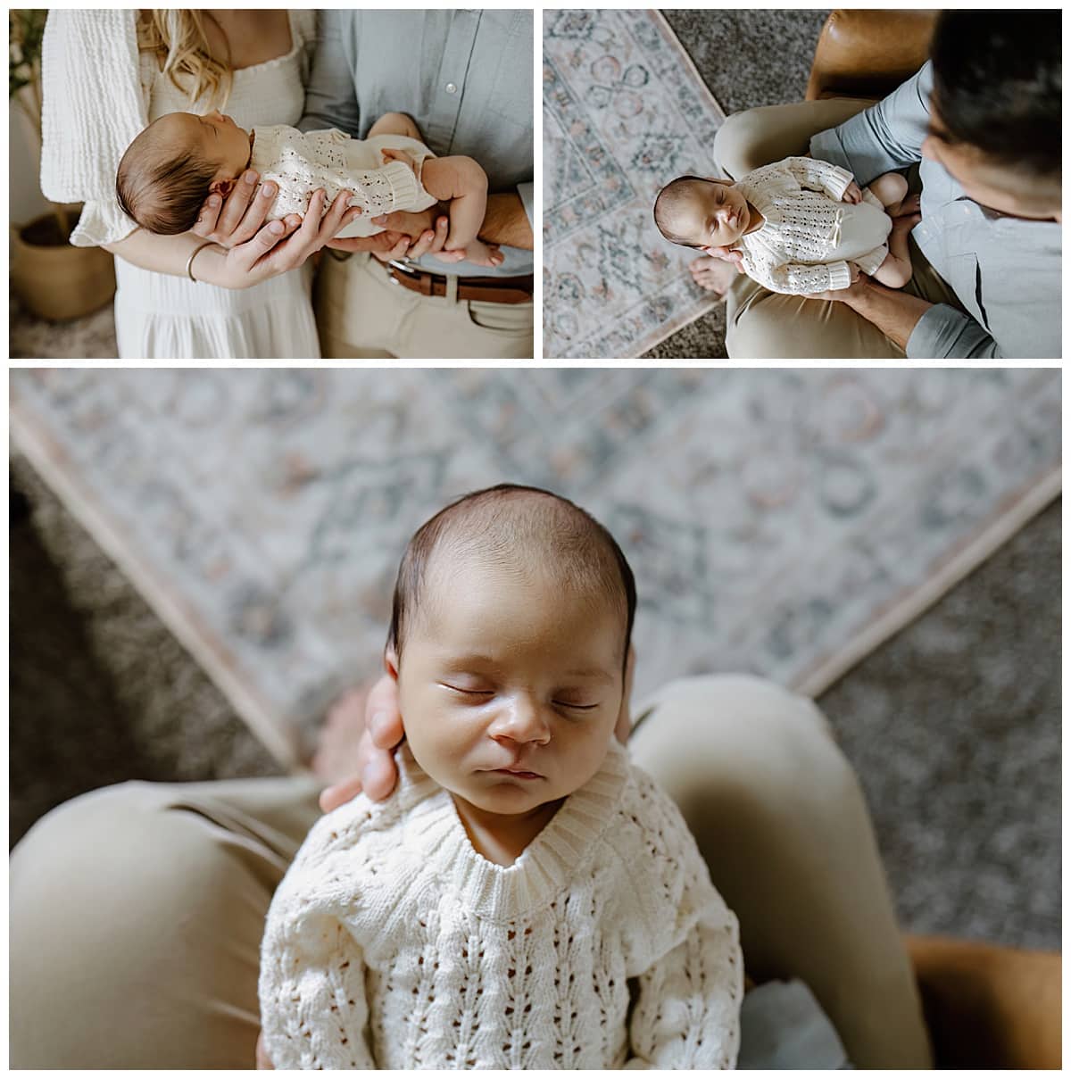 Baby is held by his parents for Our Adventuring Souls Photography