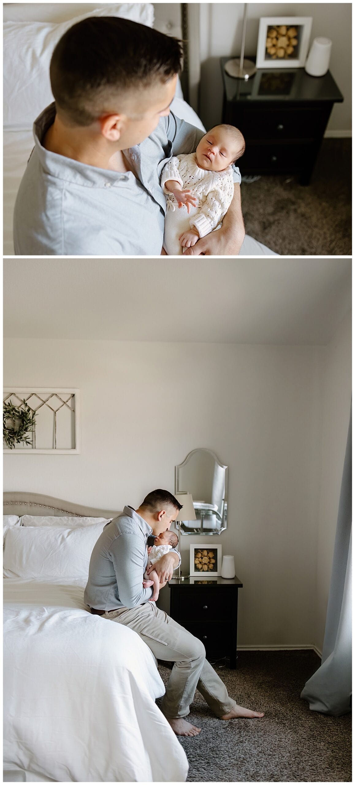 Dad and baby cuddle together for Our Adventuring Souls Photography