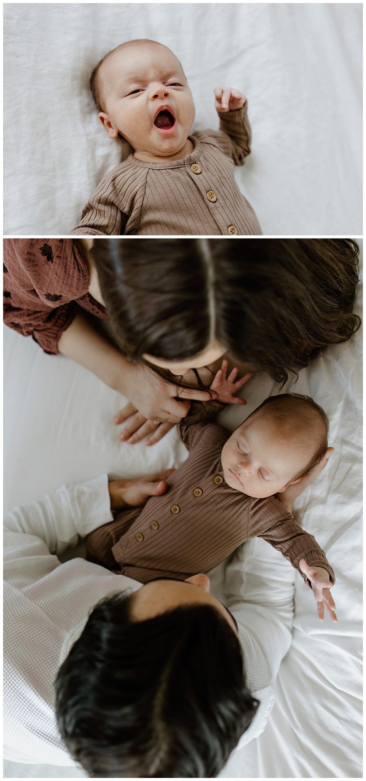 Mom smiles at baby for Our Adventuring Souls Photography