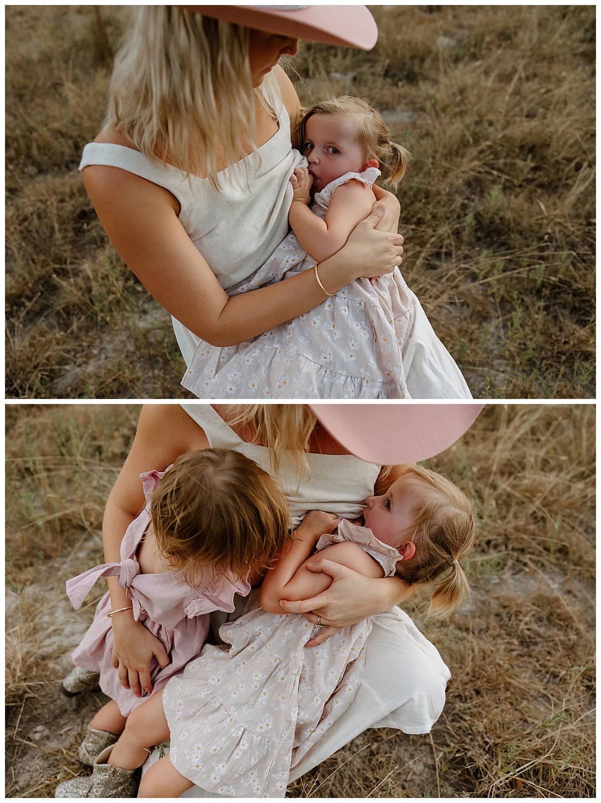 Mom and babies sit together for Our Adventuring Souls Photography