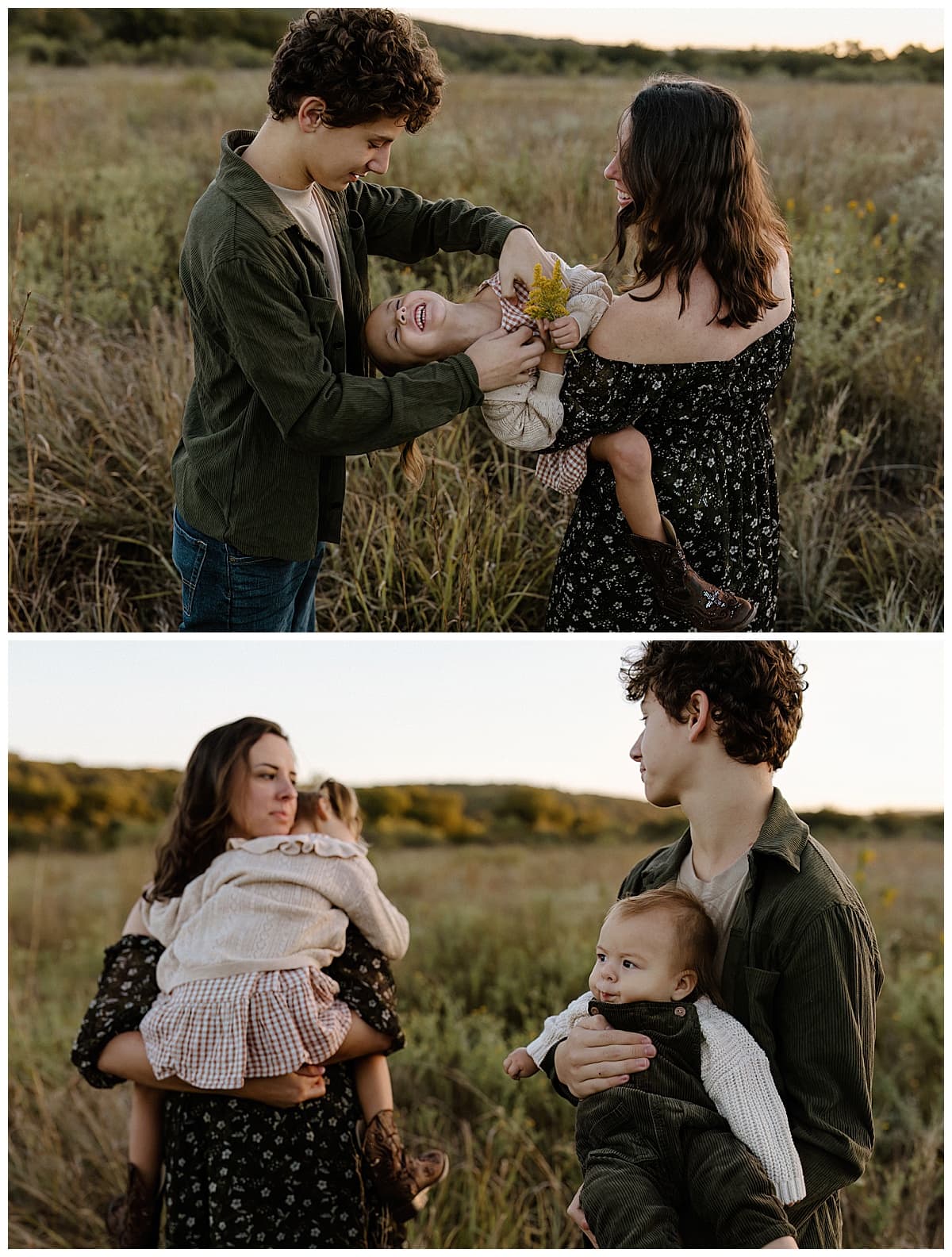 Mom smiles and plays with her sons for Austin Lifestyle Photographer