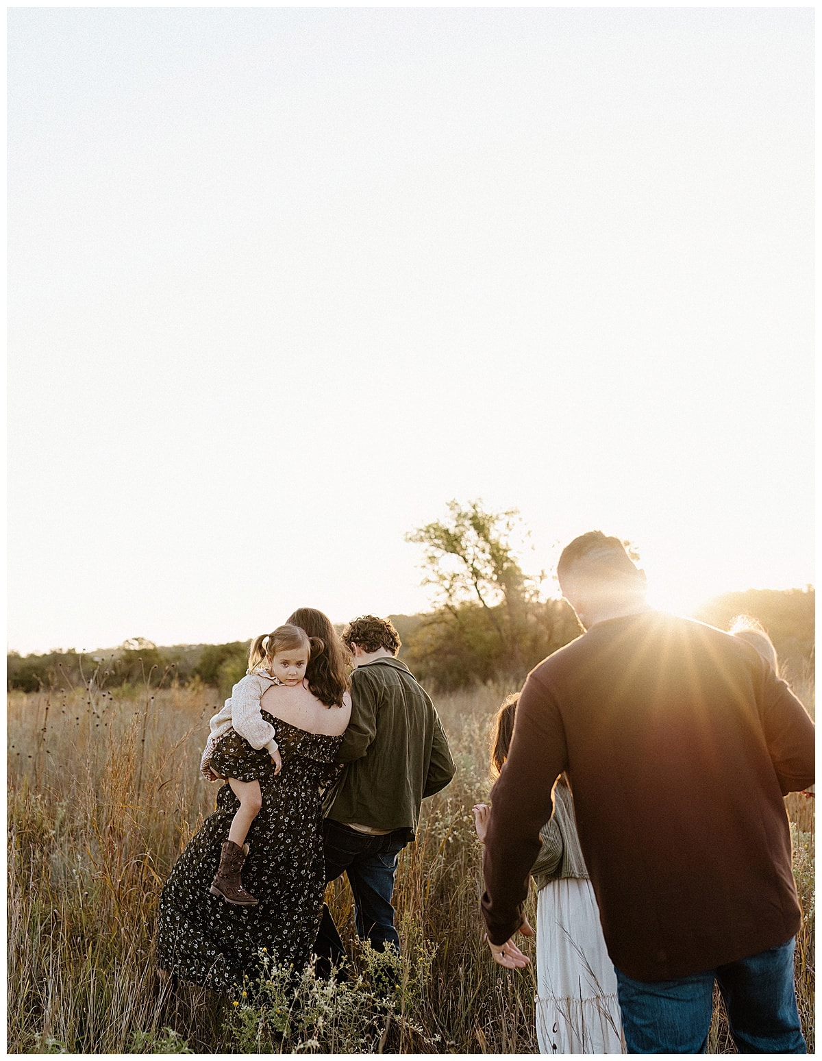 Family walks together for Our Adventuring Souls Photography