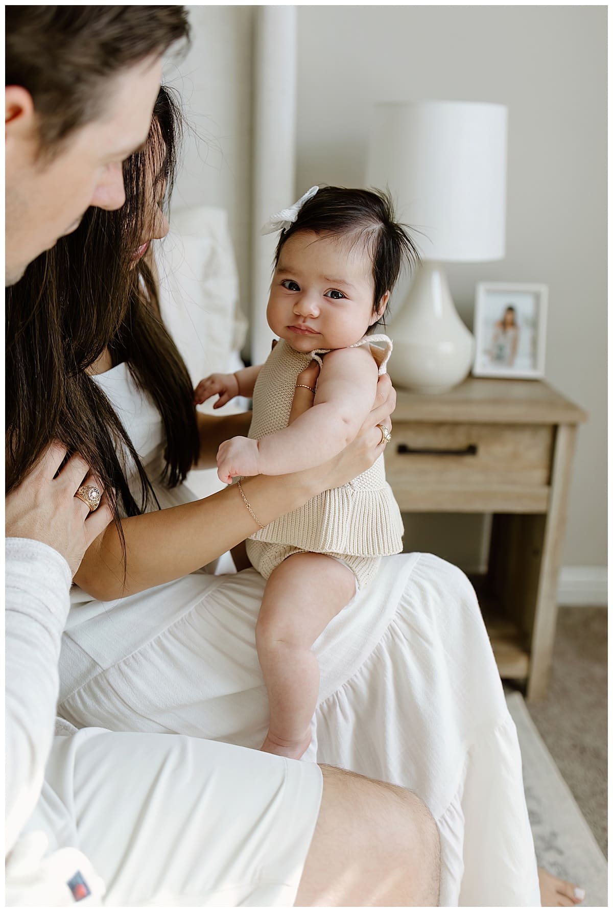 Baby shares a soft smile for Our Adventuring Souls Photography