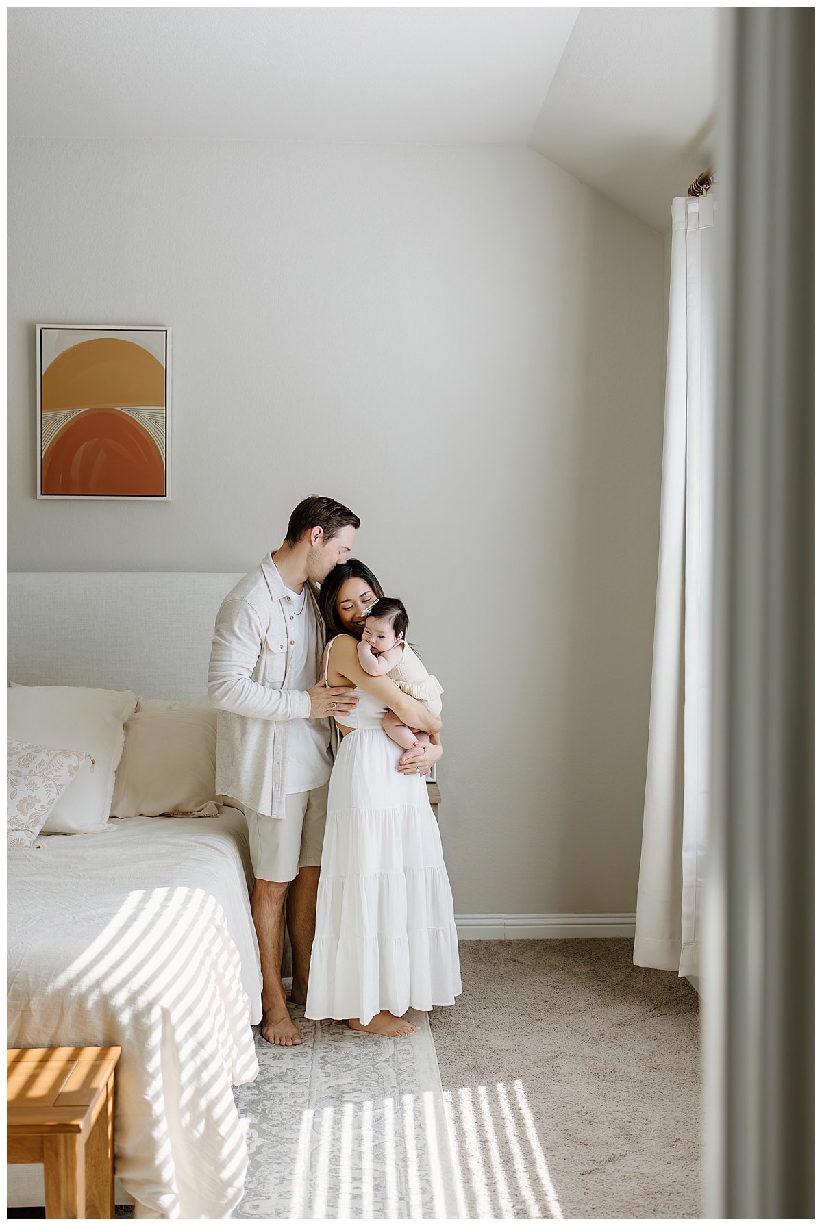 Mom and dad cuddle their baby in close for Our Adventuring Souls Photography