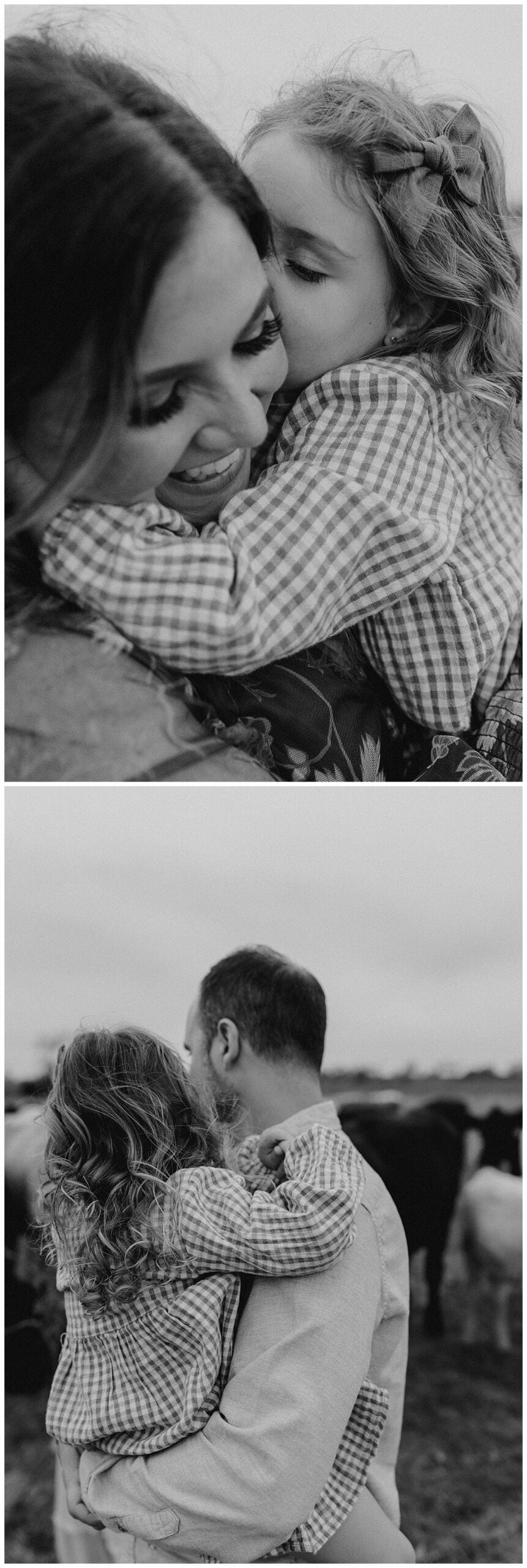 Parents hug on their kids for Our Adventuring Souls Photography